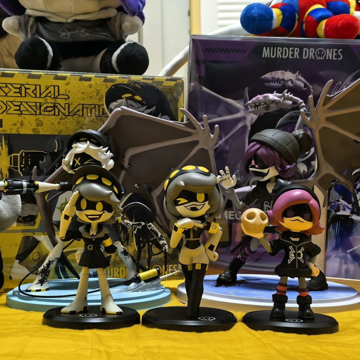 

Коллекционная фигурка Murder Drones V Uzi в Q-версии, аниме-статуэтка с подставкой, настольное украшение, подарок для фанатов аниме и коллекционеров