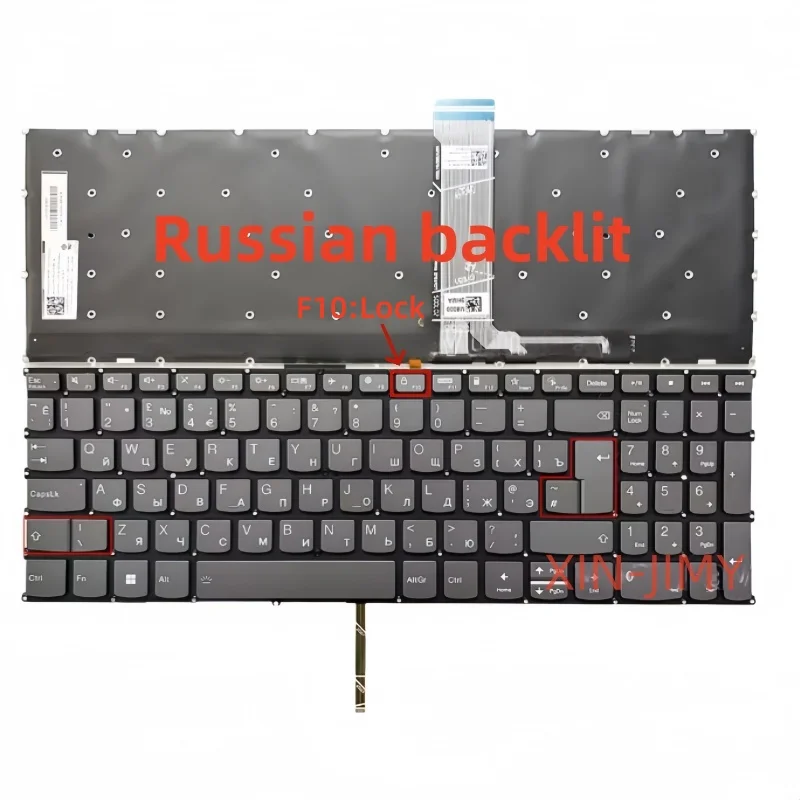 

Russian/RU Backlit Keyboard For Lenovo IdeaPad Slim 3 15IAH8 15IRH8 15IRU8 15ABR8 15AMN8 15IAN8 15ABR8 16IAH8 16IRH8 16IRU8