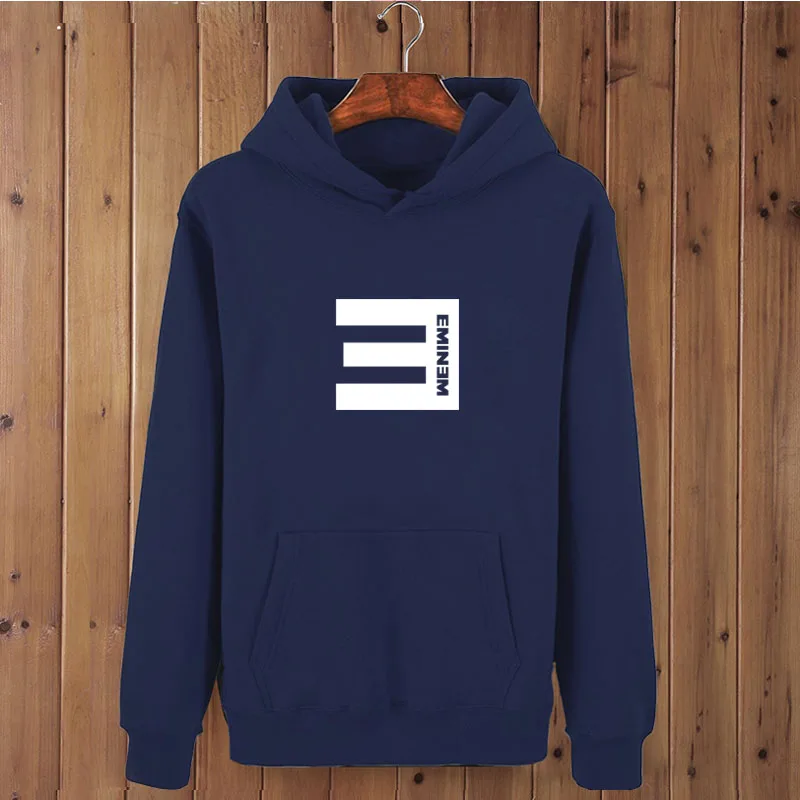 2021 New Winter Men\'s Hoodies EMINEM Printed Eminem Thicken Pullover Sweatshirt men Sportswear Fashion Clothing