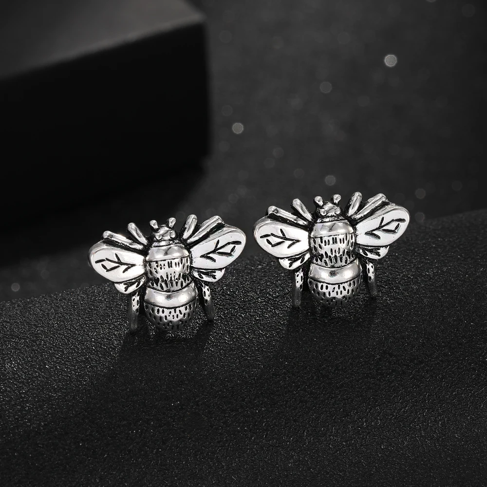 Stolz auf Bienen kollektion Manschetten knöpfe alten Silber goldfarben Insekten gemelos für Mann Jungen Hemd Anzug Schmuck Zubehör – Detail 11