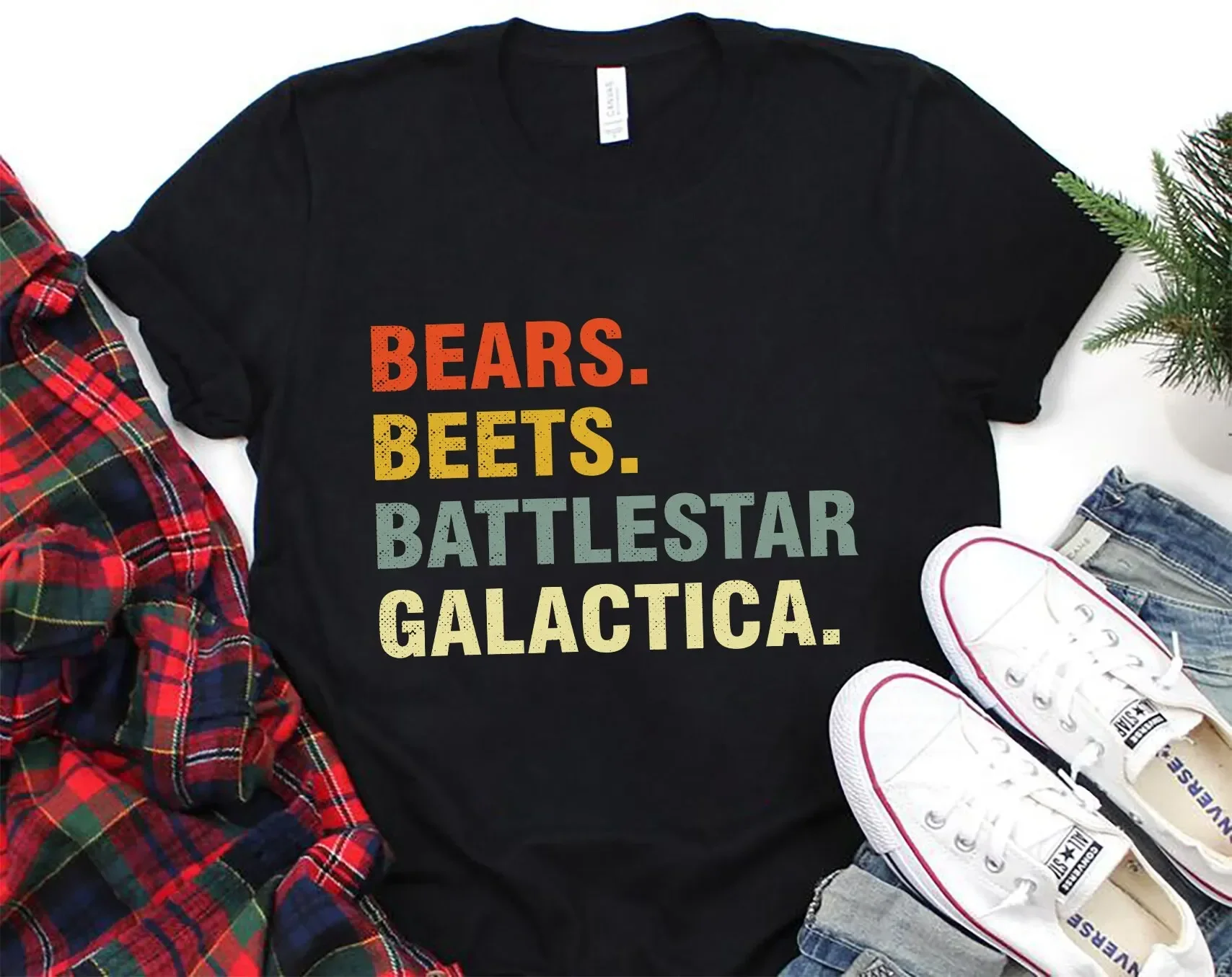 Bears Beets Battlestar Galactica T Shirt Funny Dwight Schrute The Office Quote