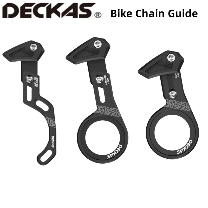 Deckas guia de corrente de bicicleta, guia de corrente de bicicleta mtb 1x sistema iscg 03 iscg 05 bb mount cnc, velocidade única, guia de corrente