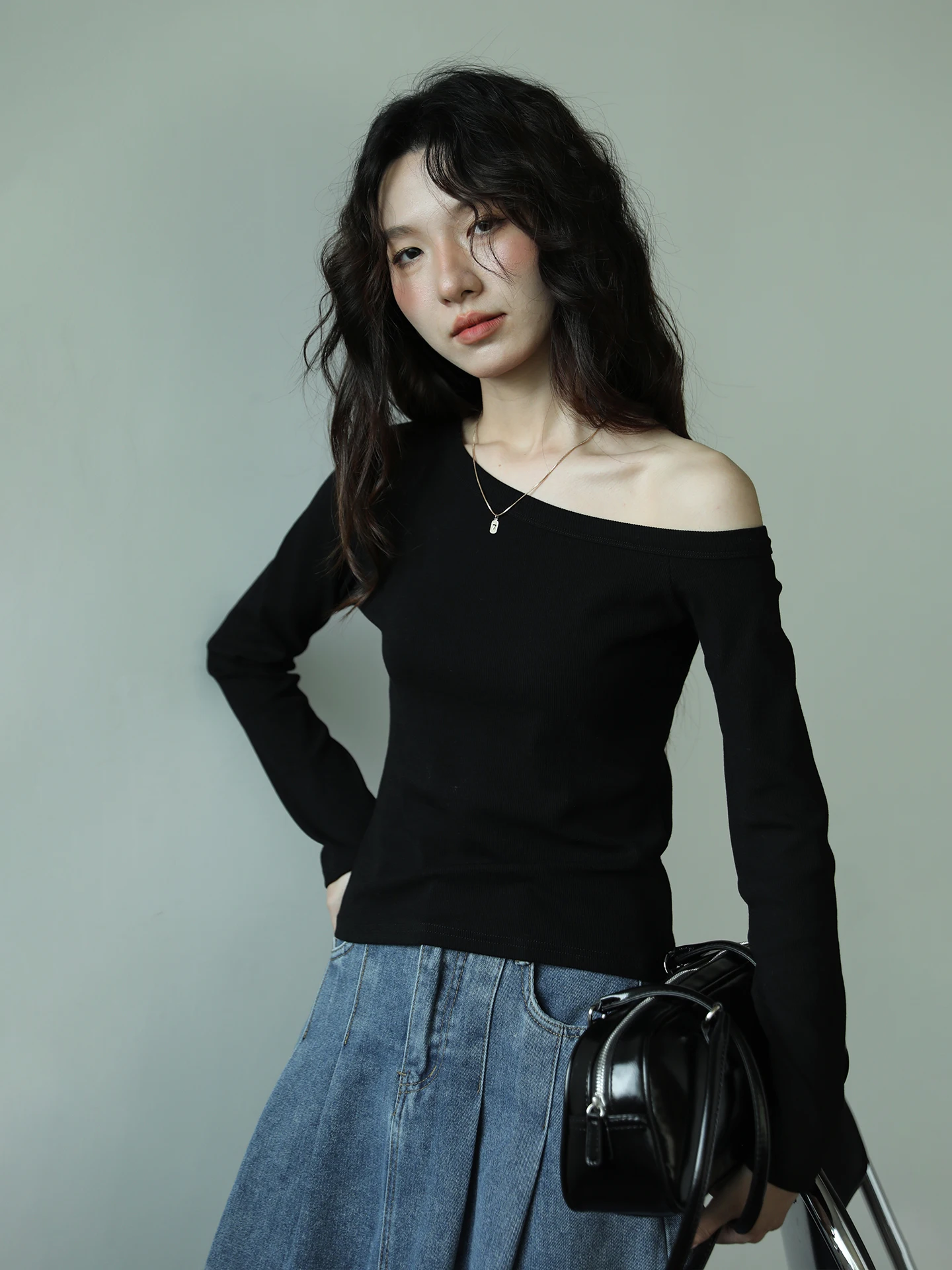 

Slimming Long Sve Commute T-irt Women's Faion Soft Comfortable Base irt Autumn Winter New Sle 2025 Classic C...