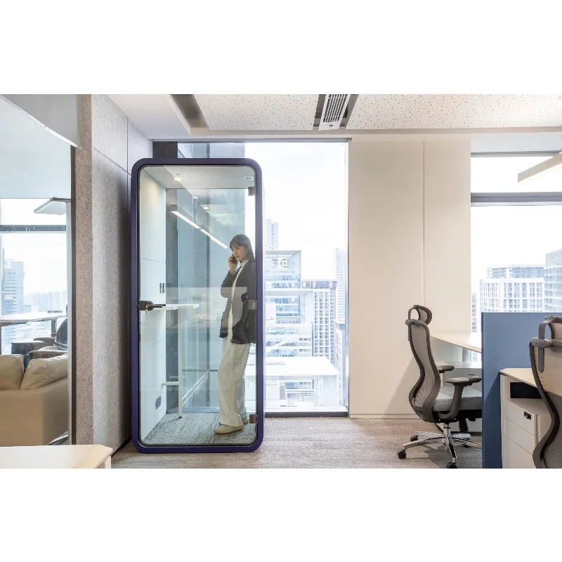 Portable Soundproof Booth for Podcast Studio Setup, Ready to Use Voice Recording Isolation Booth for Creators