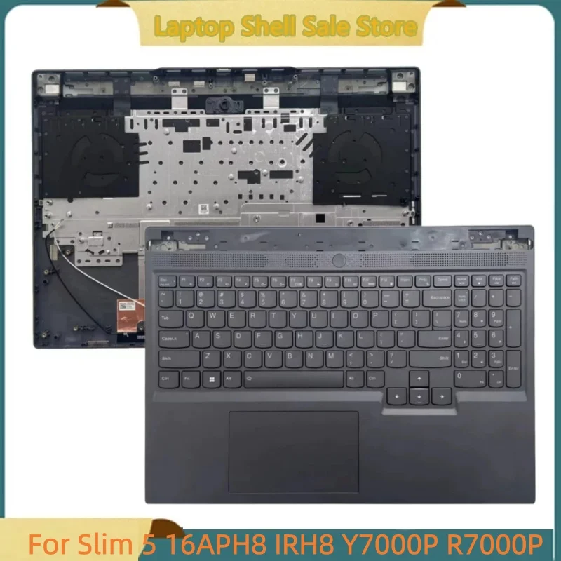 New For Legion Slim 5 16APH8 IRH8 Y7000P R7000P 2023 Upper Case Palmrest Cover C Shell Keybord