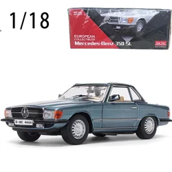 Sun Star Diecast 1/18 Scale  Mercedes-benz 350SL Alloy Mode Cas Benz Classic Car Gift for Boys Toy Vehicles Original Box