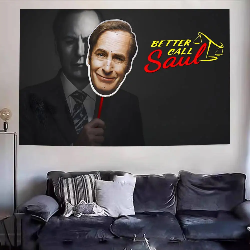B-Better C-Call S-Saul موضوع خلفية القماش حفلة عيد ميلاد سعيد الطفل لوازم استحمام الديكور راية اطلاق النار الدعائم