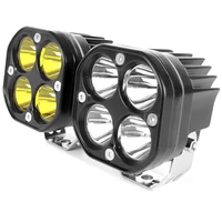 Luz Led de trabajo de 3 pulgadas, foco cuadrado de Bar12V-30V, haz de inundación, luces de conducción para motocicleta, tractores todoterreno, camión, lámpara antiniebla para coche