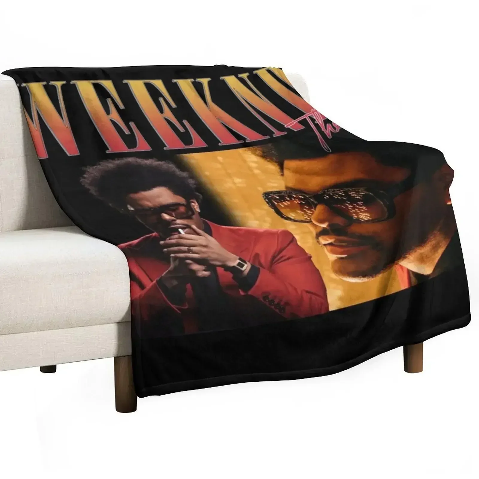 illustration the joy of summerthe weeknd Throw Blanket For Sofa Thin sofa bed Large Blankets