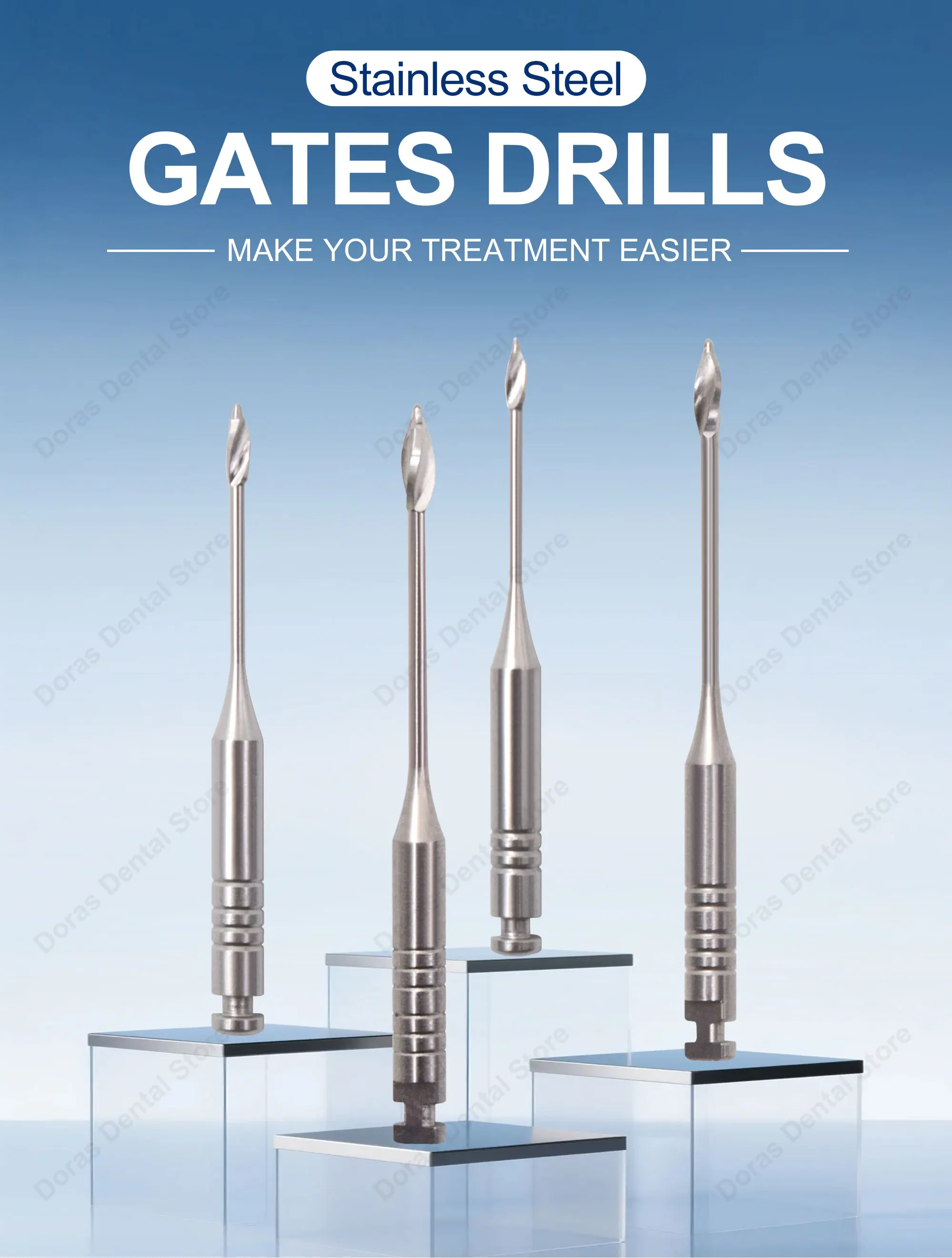 1 Box Dental Endodontic Files Reamers Dental Drill Dental Burs Gates Drills Glidden Endo Files Gate Dentist Tools Lab Materials