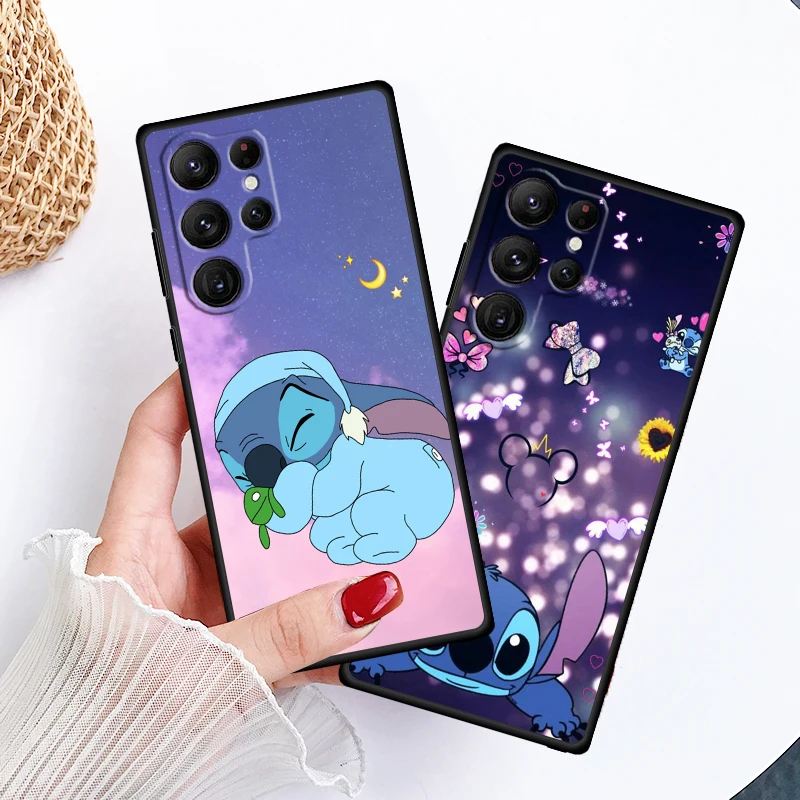 Stitch Abomination Monster For Samsung Galaxy S24 S23 S22 S21 S20 FE S10 S10E Plus Ultra Pro Lite 5G Black Back Phone Case