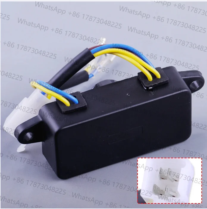 LETAOSK 2KW Rectangle Automatic Voltage Regulator AVR For Generator Parts TT08-4A