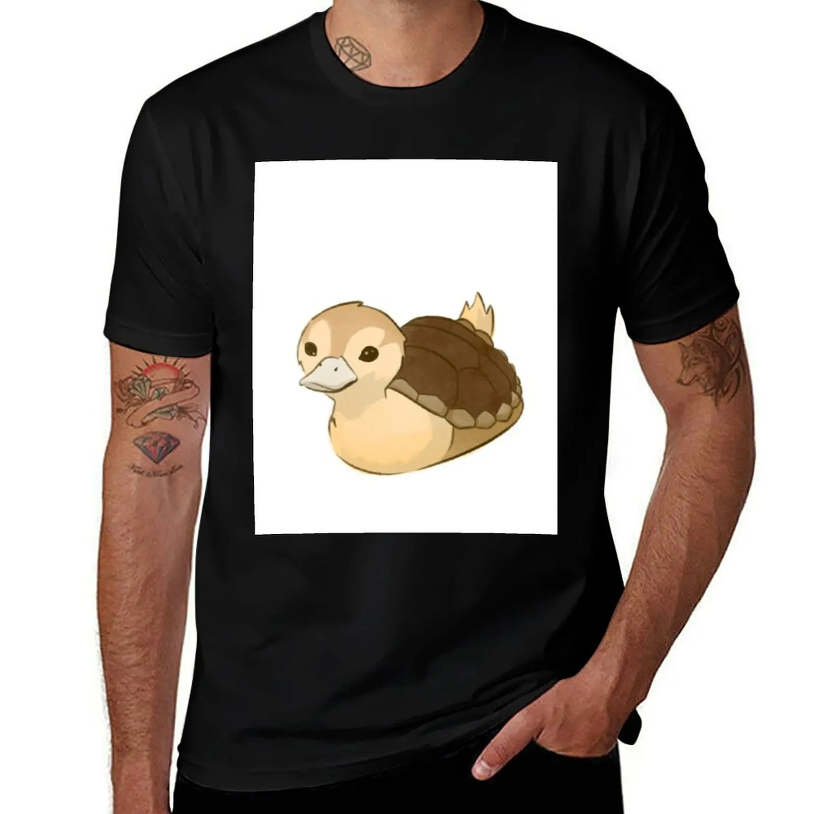 

Футболка Turtleduck ATLA, мужские футболки, повседневные мужские футболки, облегающие футболки