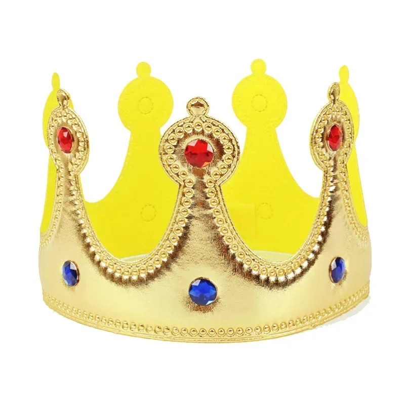 King เครื่องแต่งกายสําหรับเด็กผู้ใหญ่เสื้อคลุมสีแดง Robe Crown Boys Royal Prince Cape ฮาโลวีนคอสเพลย์แต่งกายวันเกิด Party อุปกรณ์เสริม