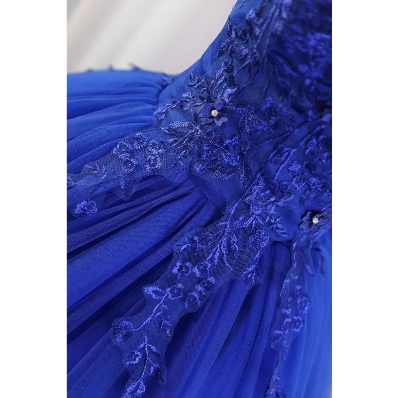 فساتين الحفلات فستان أنيق على شكل كرة 16 لونًا فستان الأميرة للحفلات الراقصة مقاس كبير #5