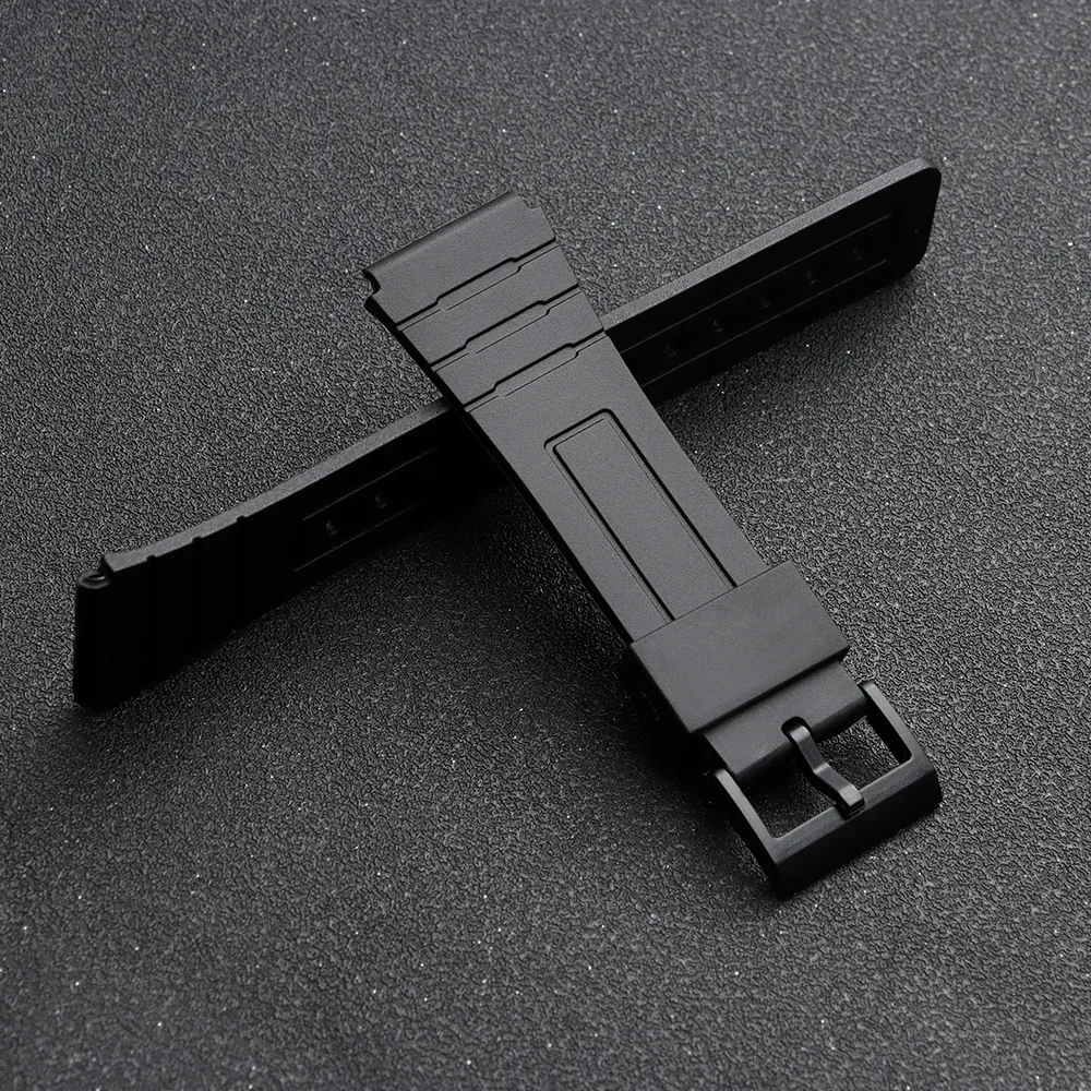 12/14/16/18/20/22mm Silikon-Uhrenarmband für Casio W800H SGW400 F91W F84 F105/108 A158/168 AE1200/1300 Band PU-Harz-Armband – Detail 19