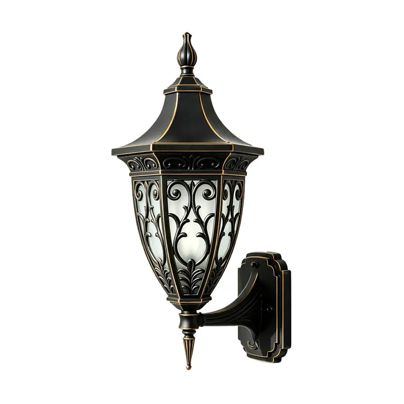 European Style Outdoor Wall Lamp - Waterproof Landscape Lighting for Courtyard Villa Entrance Balcony Home Decor