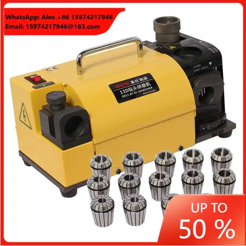MR-13D Grinding Machine 3-13mm Drill Bit Sharpener Portable Angle Grinder Universal Tool Drill Machine
