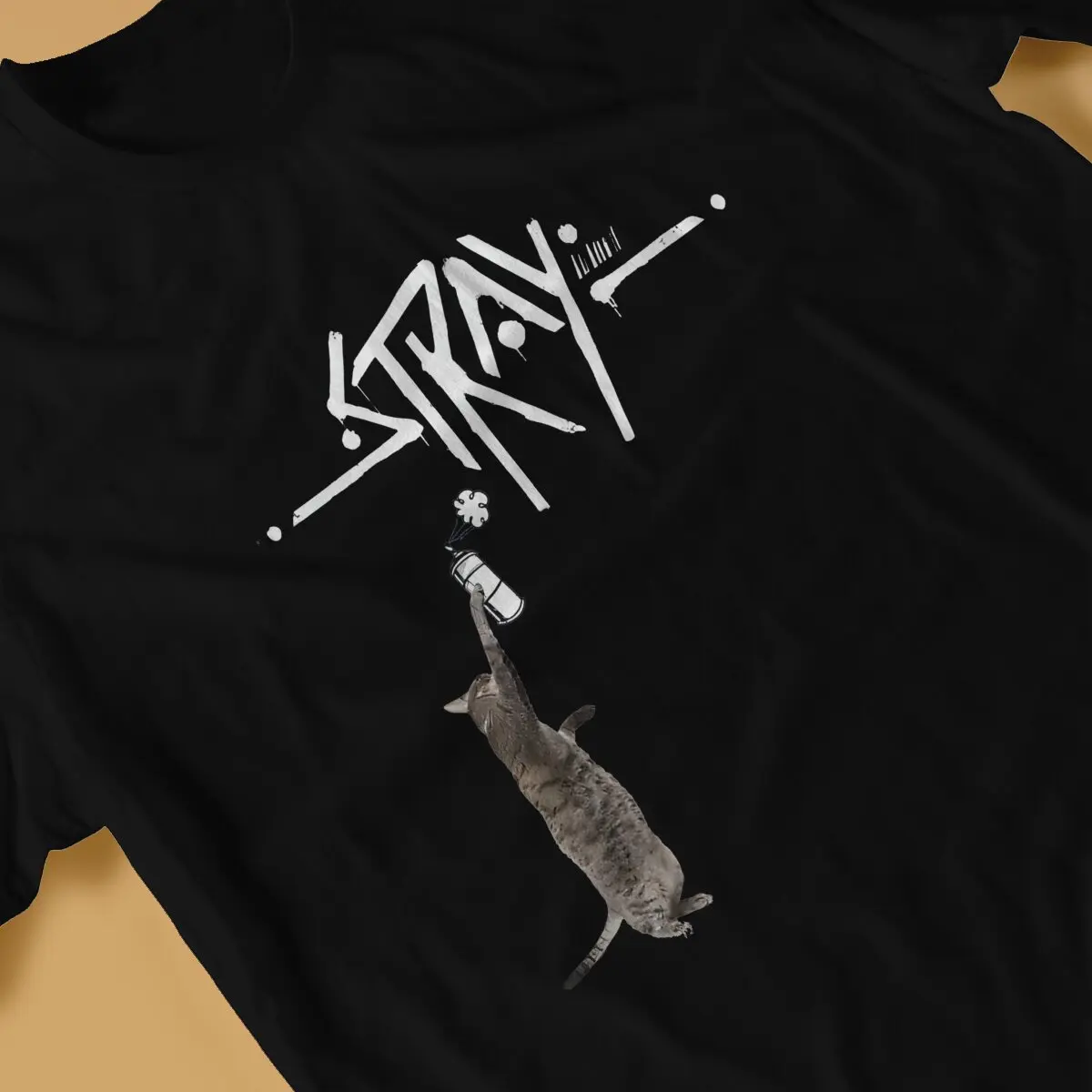 Stray Game  T Shirt Grunge O-Neck TShirt Polyester Streetwear