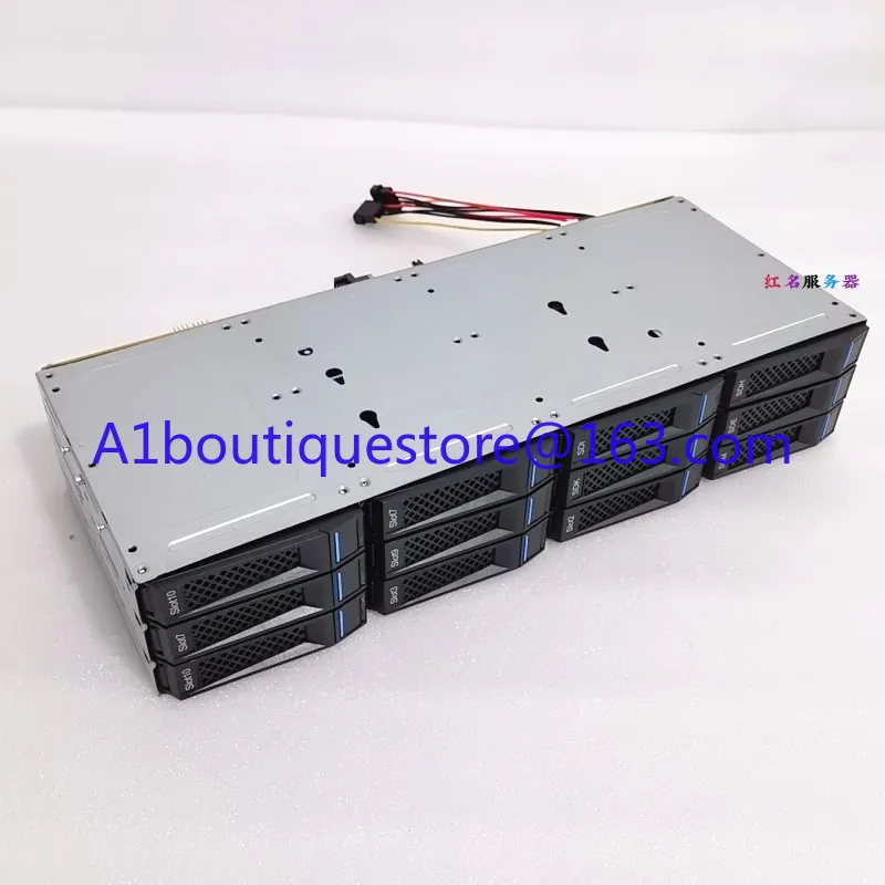 12 bay 3.5-inch hard drive cage, hot swappable 8087 interface D-type 4ping power supply SAS/SATA chia