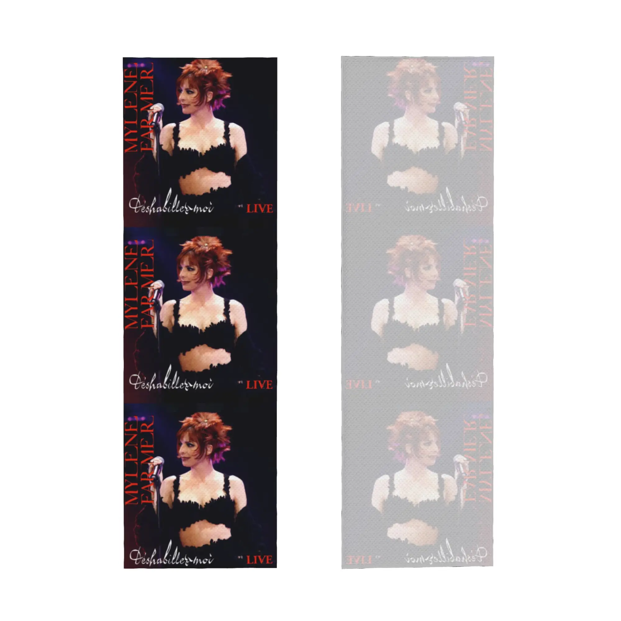 Cold Exercise Towel Pretty Mylene Farmer Beach Sports Yoga Towel Swimming Camping Towel Refreshing Sports Scarf Face Towels
