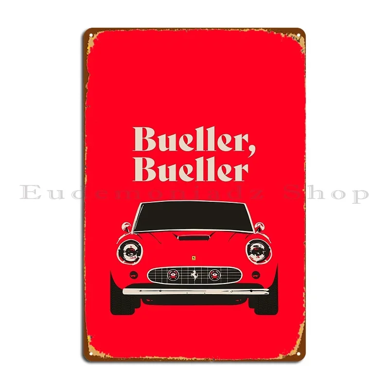 Ferris Bueller S Day Off Graphic Poster Metal Signs Cinema Party Character Vintage Create Tin Sign Poster