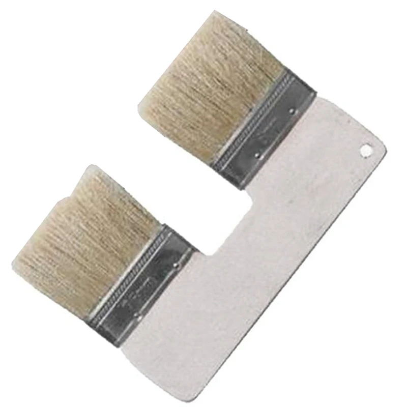 3 Pack Double Paint Brush, 3 Inch Double-Head Painting Brush, U Shaped Double Color Brush, Paint Brushes