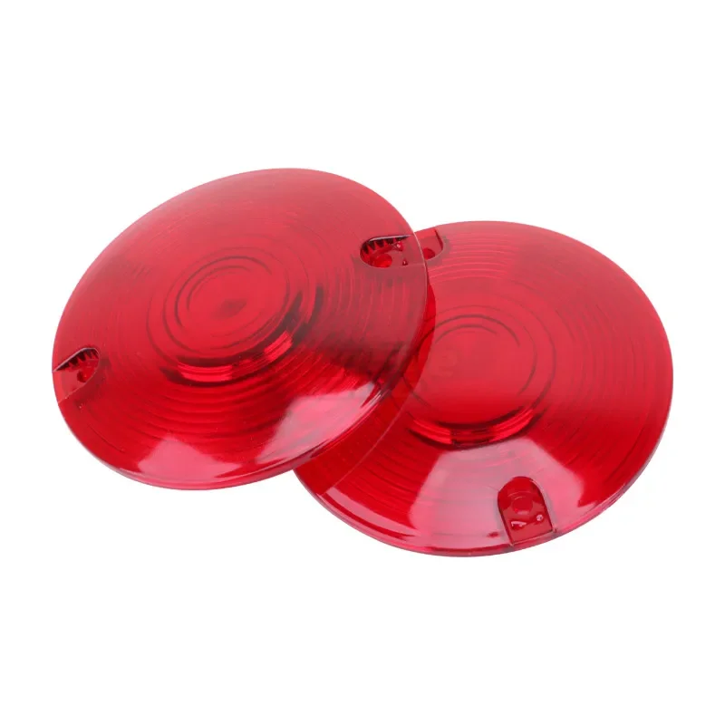 Motorcycle 2PCS Smoke Clear Orange Red Turn Signal Light Lens Cover For Harley Davidson Touring Electra Glides Road King FLHT