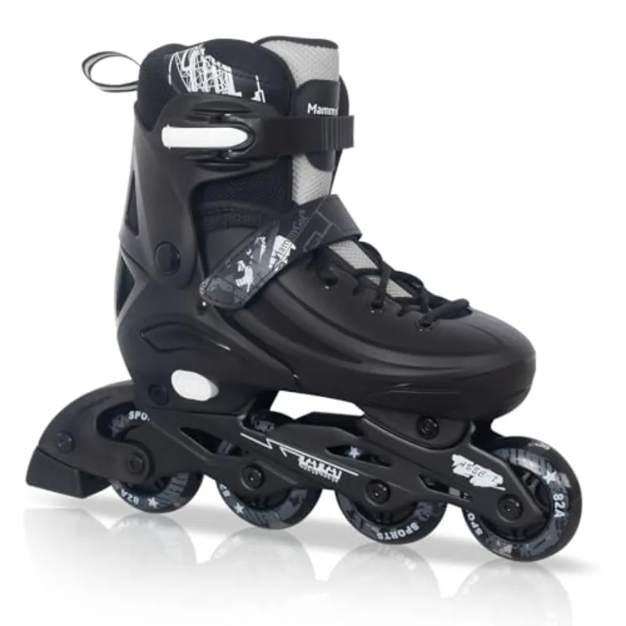 

Adjustable Inline Skates for Youths Adults, All Wheels Light Up, Indoor and Outdoor Blades Roller Skates for Boys Girls Teen Be