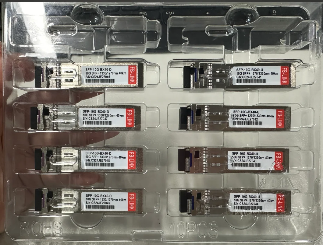 Imagem -03 - Módulo Transceptor Óptico Sfp Mais Smf lc Compatível com Cisco Mikrotik Interruptor Mellanox 10g 40km 1270nm 1330nm