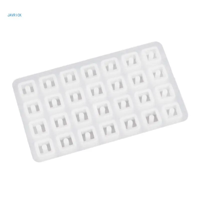 Buchstabenperlen Silikonformen Armband Schmuckherstellung Formen Würfelbuchstabenformen