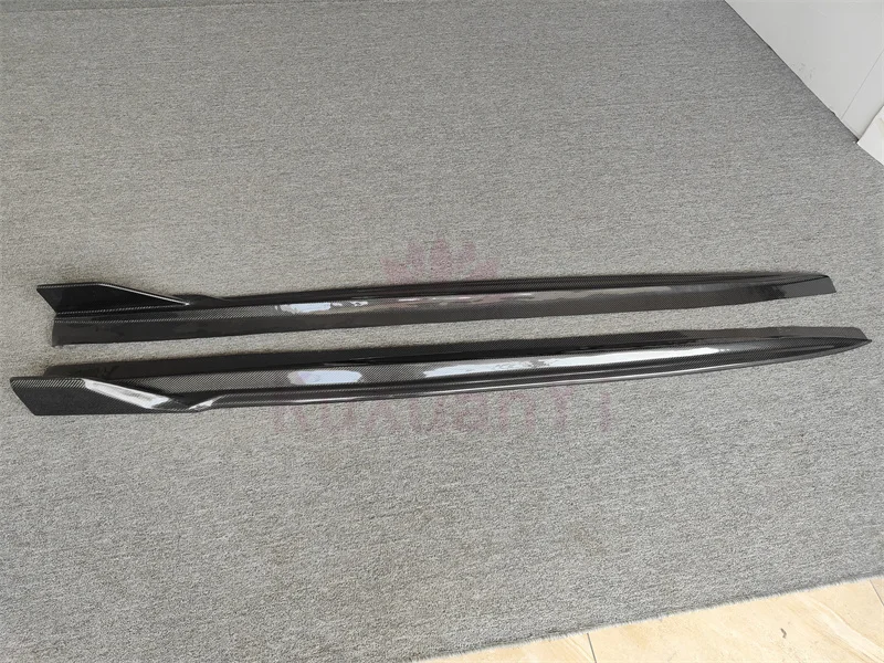 تستخدم لسيارات BMW X5M F95 ألياف الكربون LD نمط الجانب تنورة مناسبة لسيارات BMW X5M F95 2019-UP X5M F95 الجانب تنورة
