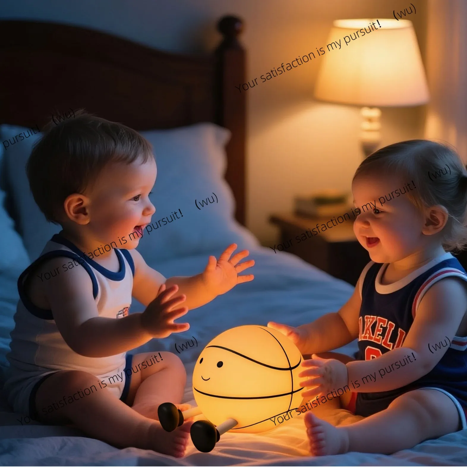 Creative basketball pat light three-speed dimming fan gift children's birthday gift tabletop ornament night light,0.6W
