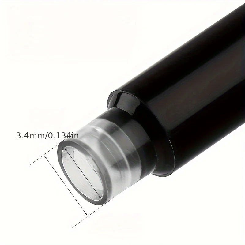 30pcs 3.4mm Fountain Pen Ink Cartridges-Assorted Colors (Red,Black,Blue)-Premium Universal Refill Tubes for School & Office Use