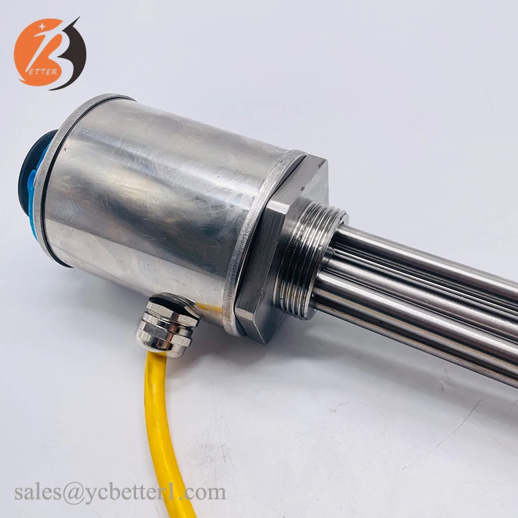 サーモスタット付き電気工業用ステンレス浸漬給湯器 1500w