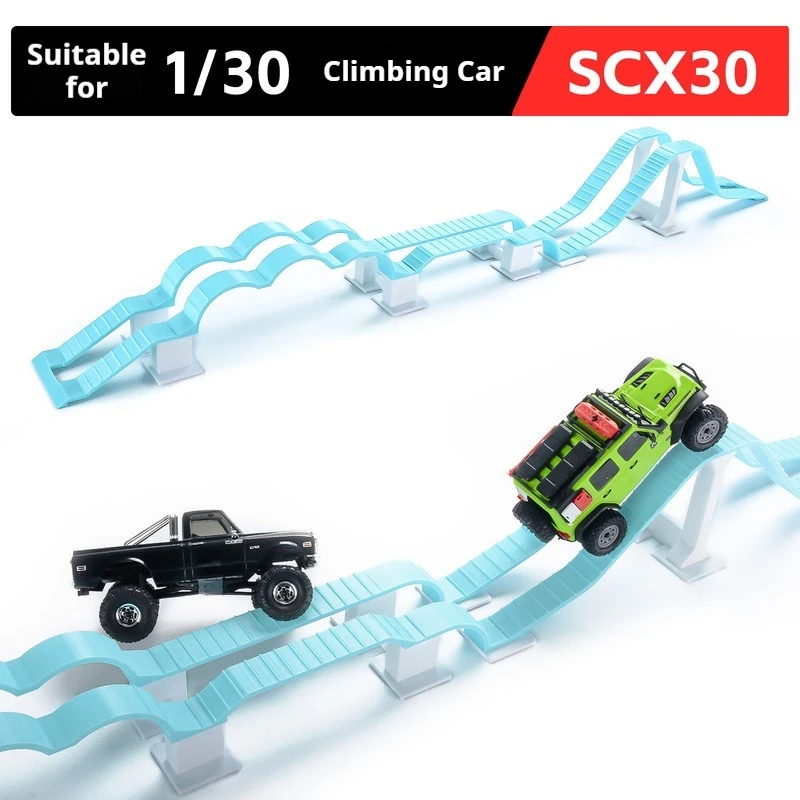 PYFORE 1/30 SCX30 RC Crawler Bridge Obstacle Course Steep Slope Simulation Scene Accessory For Off Road Model Crawler Truck