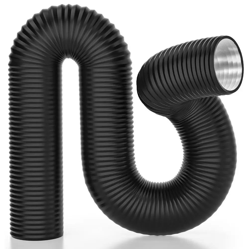Professional 6 inch Dryer Vent Hose Insulated Heavy-Duty Air Ducting 3 Layer Protection Aluminum Foil Exhaust Pipe Ventilation