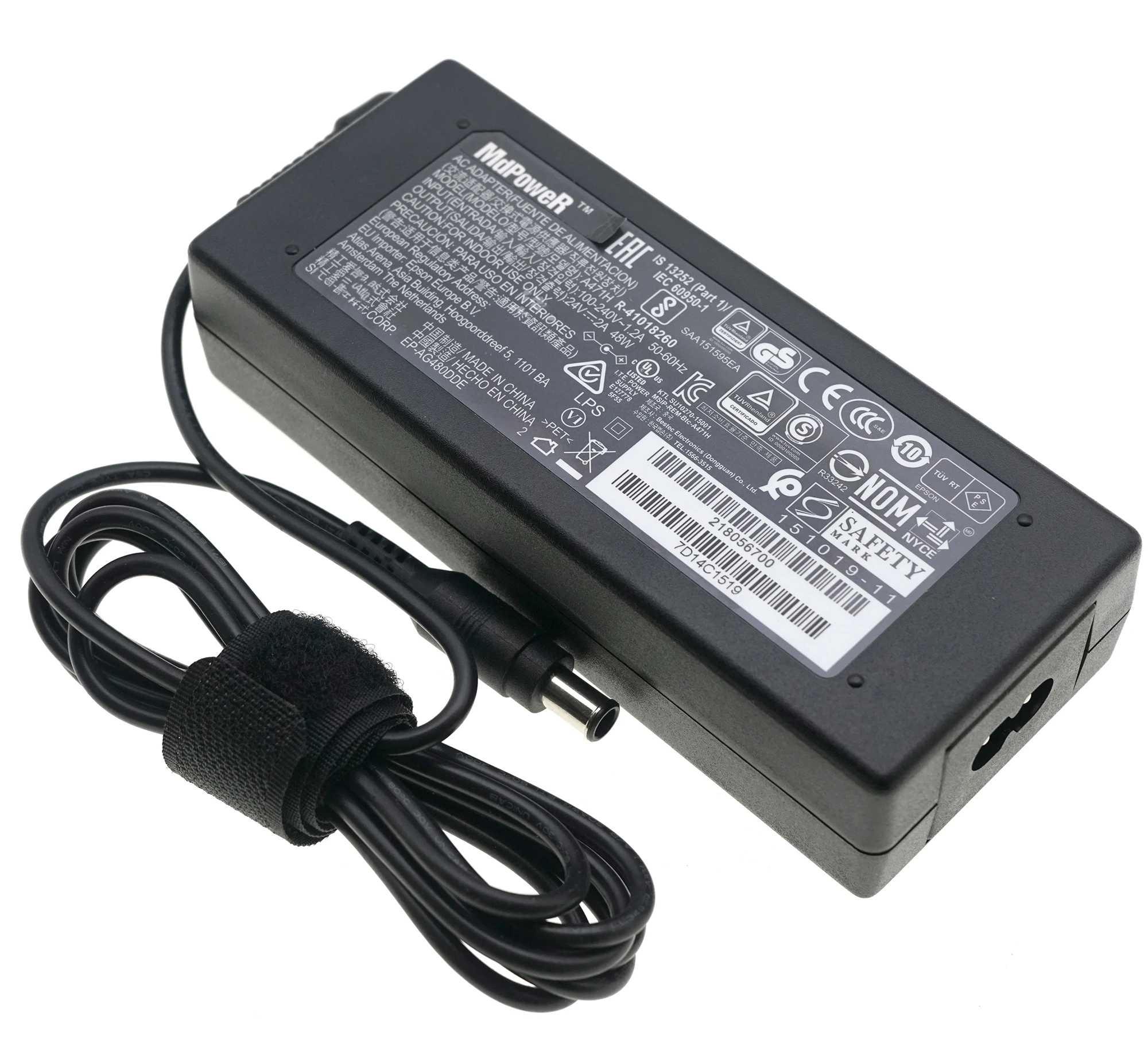 

Original A472E A471H A421H 24V 2A 48W AC Adapter For Epson Scanner & Printer Power Supply Charger