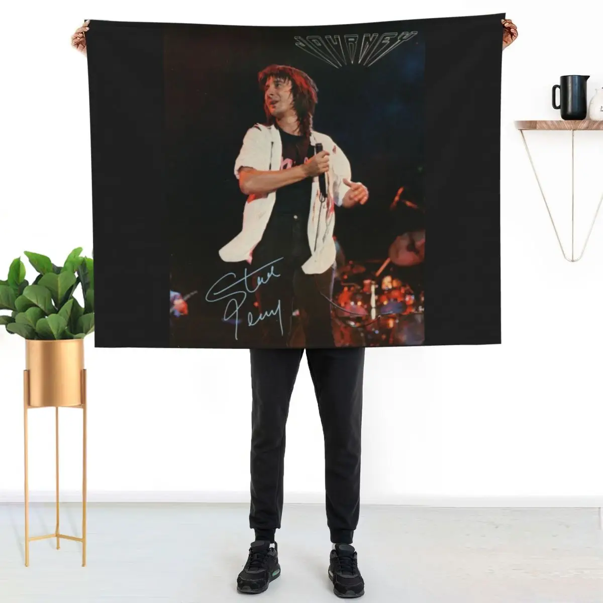 Steve Perry Throw Blanket christmas gifts warm for winter Thin Stuffeds Cute valentine gift ideas Blankets