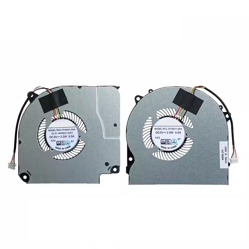 Z New CPU GPU Cooling Fan For HASEE 911ME/MT T58-V T90-V65 Z6 Z7M-CT5 CT7NA