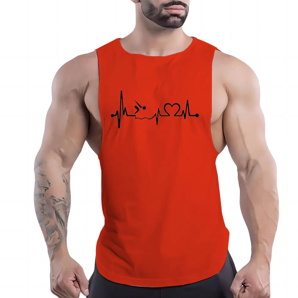 

2d Fun Printed Round Neck Basketball Sleeveless Outdoor Sports gym quick-dry New style Summer Adult Men'S Tank Tops Clothing