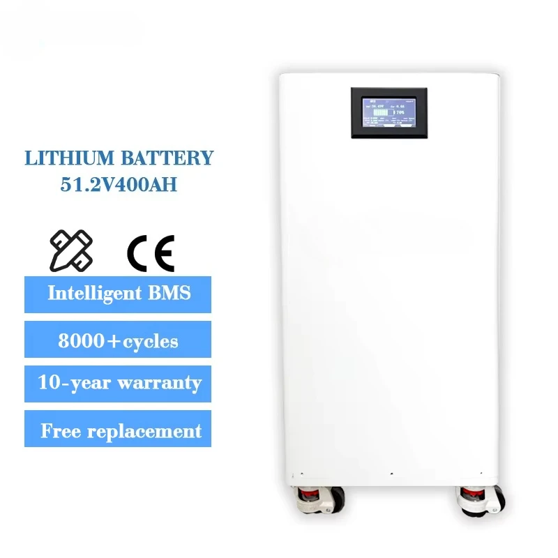 Smart BMS Hybrid Grid 48V 51.2V LifePO4 Lithium Battery 100Ah 300Ah 5kWh 10kWh 15kWh Powerwall for Home Solar System