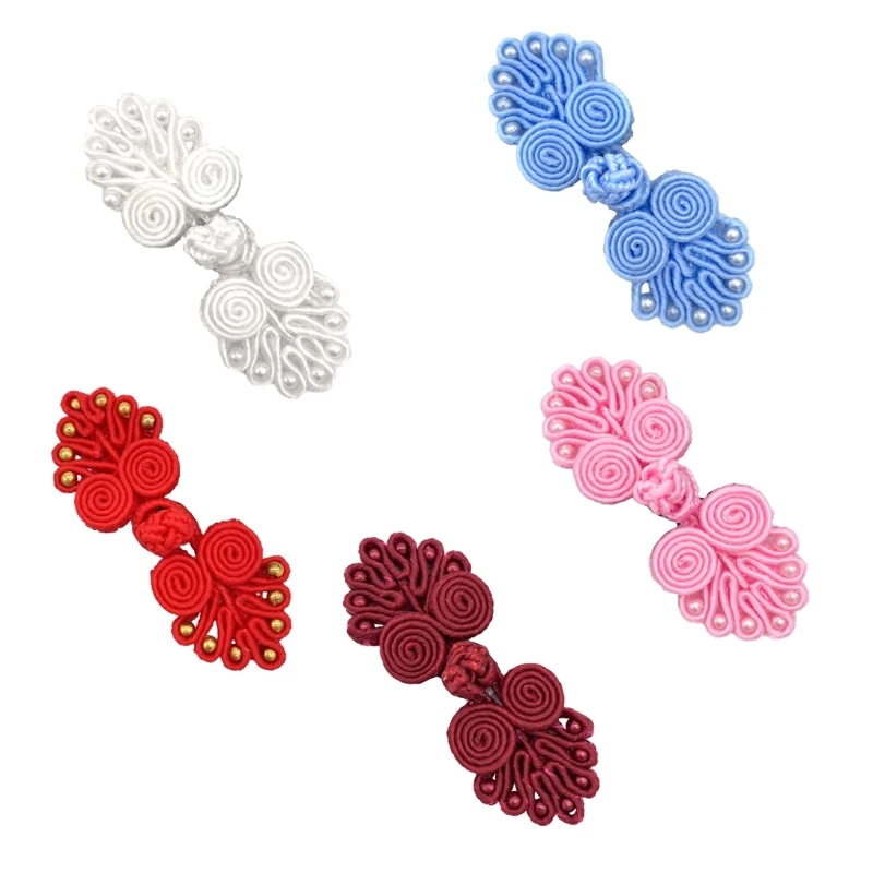 Traditional Chinese Knot Buttons Cheongsam Fastener Closures DIY Sewing Costume 28TF