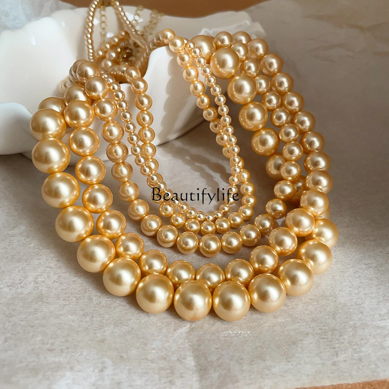 

Golden Pearl Light Luxury Minority Women's Accessories, Popular Fashion, All-Match, New, 2023