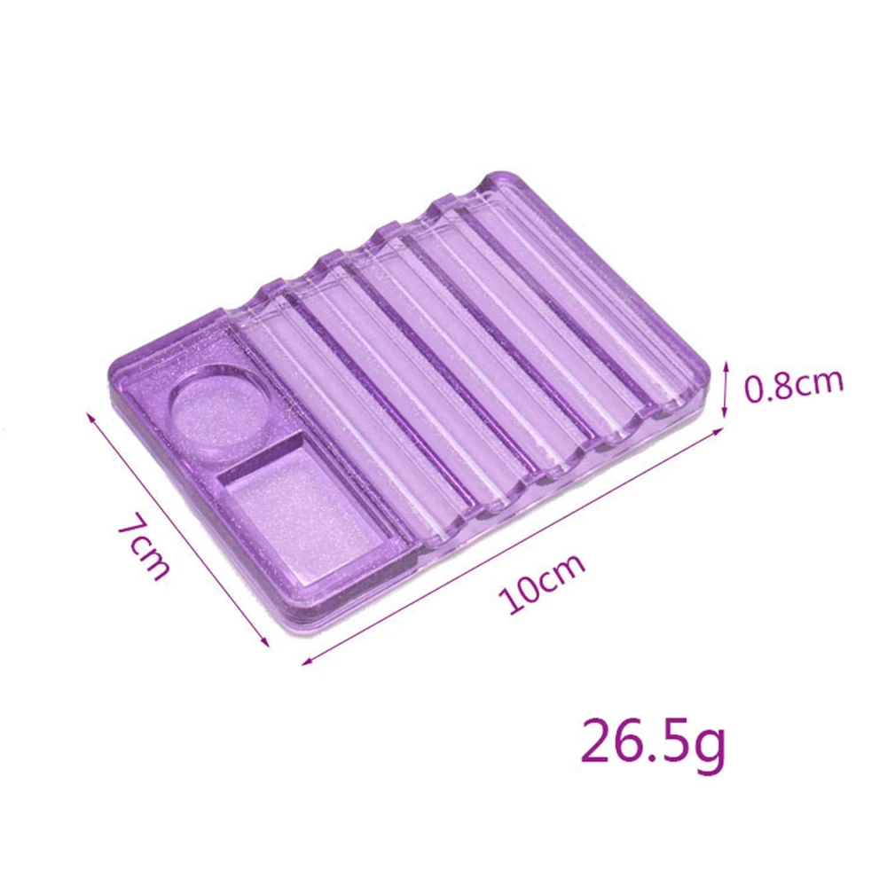 Soporte para cepillo de uñas, 5 rejillas, estante para uñas, soporte para exhibición de gel UV, accesorios para herramientas de uñas, 1 unidad