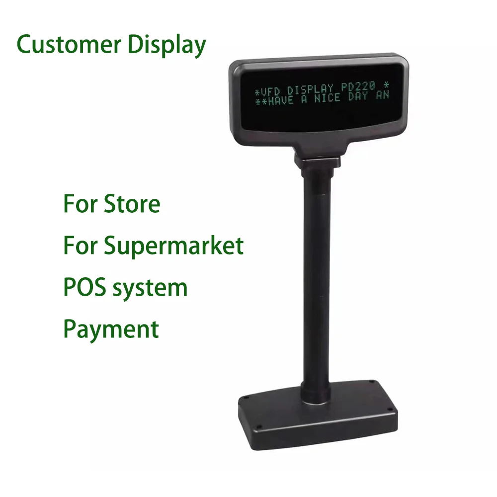 Kunden preis anzeige 220v unabhängiges vfd-Display für Einkaufs zentrum Supermarkt pos System Store