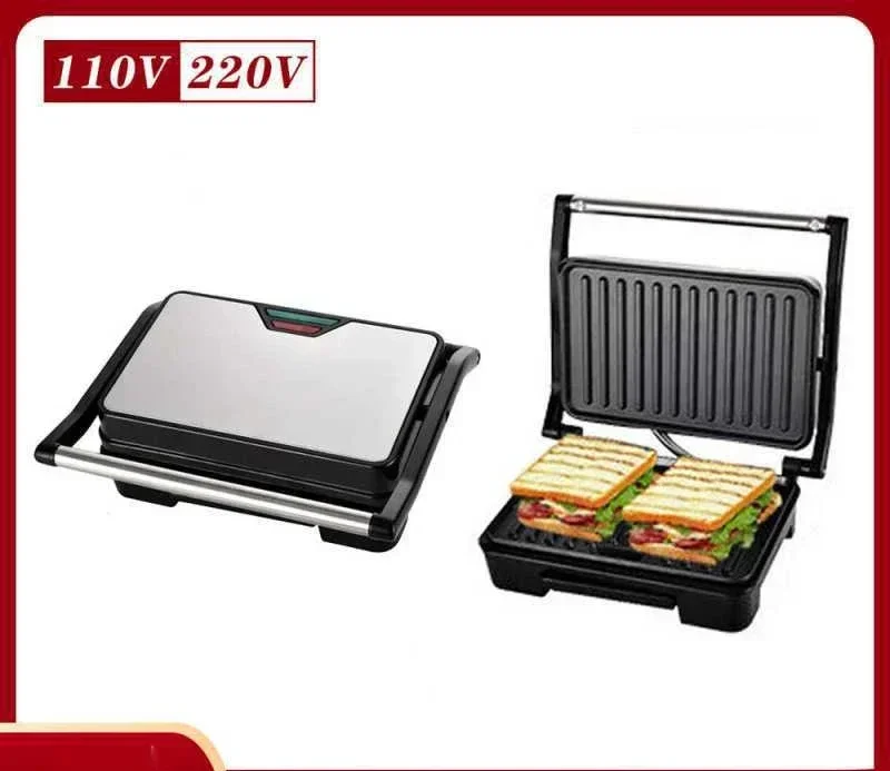 110v/220v Pancake, Burger, Omelette, Cake, Steak Machine, Breakfast Machine Churrasqueira Eletrica