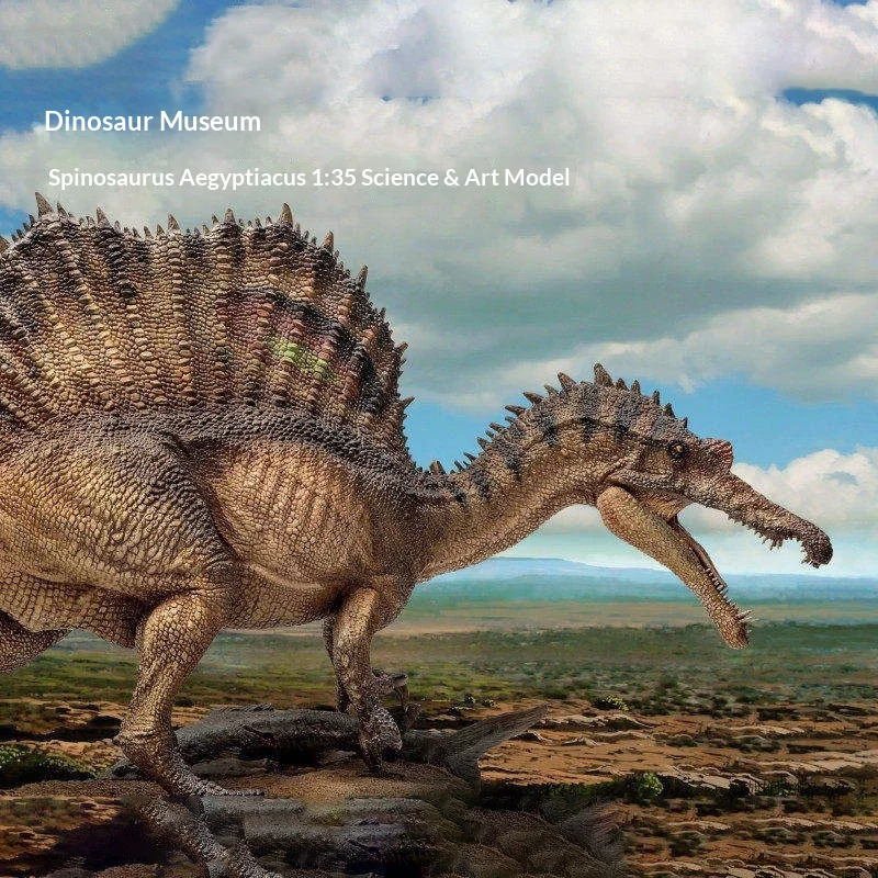 

49cm Spinosaurus Model 1 35 Scale Scientific Art Dinosaur Model Museum Collection Desktop Decor For Dinosaur Enthusiasts