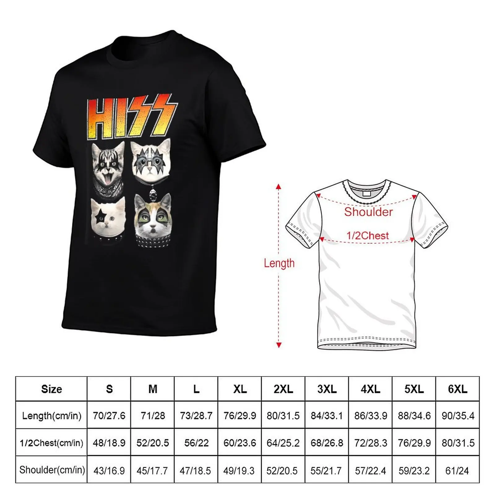 Hiss Funny Ca Hiss Cat Lover Hiss Cat T-Shirt korean fashion cute tops mens t shirts casual stylish