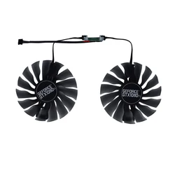 2 pz/set Graphics Card Fan,Video VGA Cooler, per Palit GTX 1070 Ti Jetstream,Palit GTX 1080 Jetstream,Palit GTX 1070 Jetstream,Palit GTX 1080 Ti Jetstream,sostituire FD10015H12S
